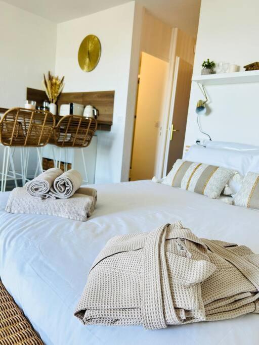 Studio Chic & Cosy Vue Mer, Clim, Parking La Grande-Motte Kültér fotó