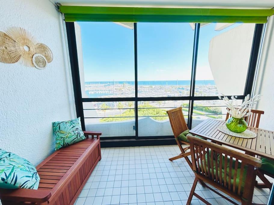 Studio Chic & Cosy Vue Mer, Clim, Parking La Grande-Motte Kültér fotó