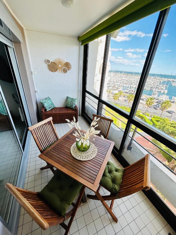 Studio Chic & Cosy Vue Mer, Clim, Parking La Grande-Motte Kültér fotó